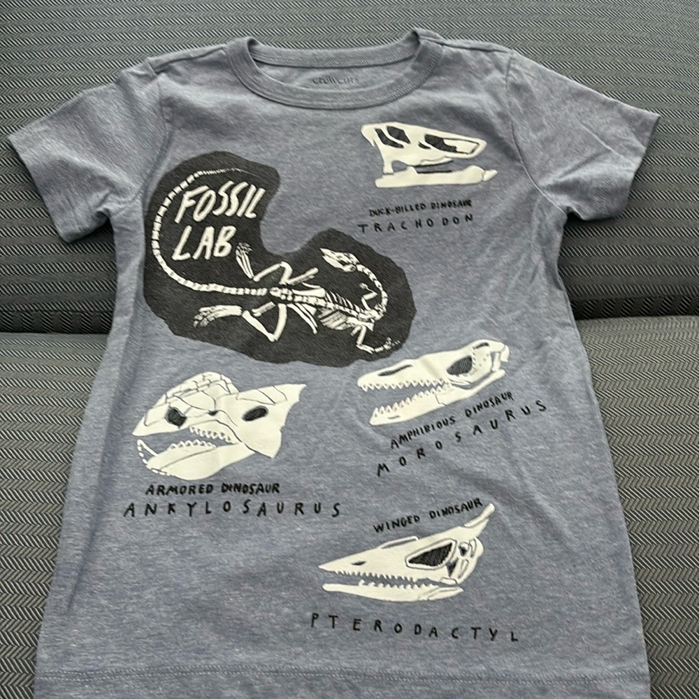 Jcrew glow in the dark dinosaur t-shirt
